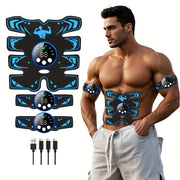 Three-Piece USB Rechargeable Massage Belt Set with 8 Modes and 29 Intensity Levels for Full Body Muscle Relaxation