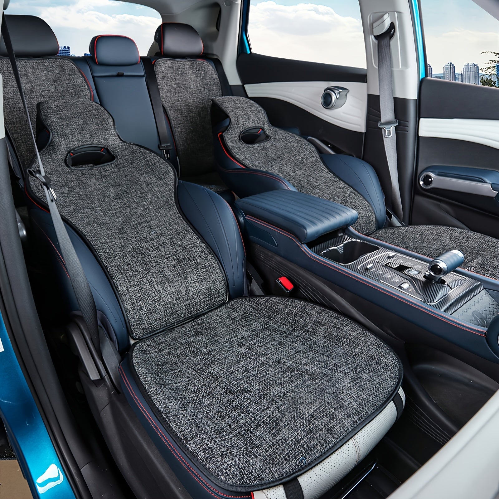 Avtomobil o‘rindagi yostiq va orqa tayanch to‘plami BYD Yuan va ATTO 3 old o‘rindiq uchun