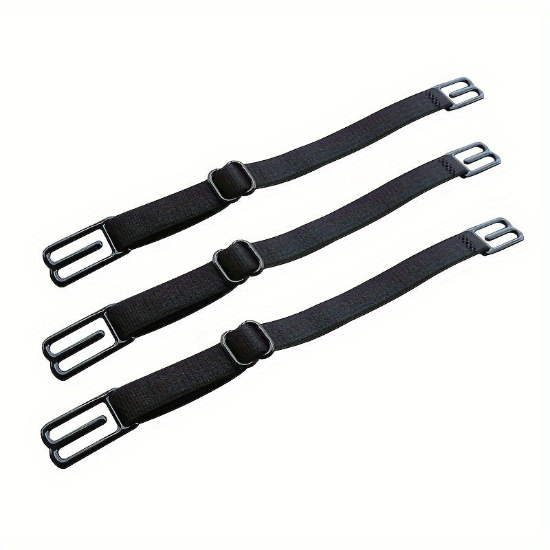 6 Pack Non-slip Elastic Bra Straps for Racer Backs Adjustable Polyester Lingerie Accessories