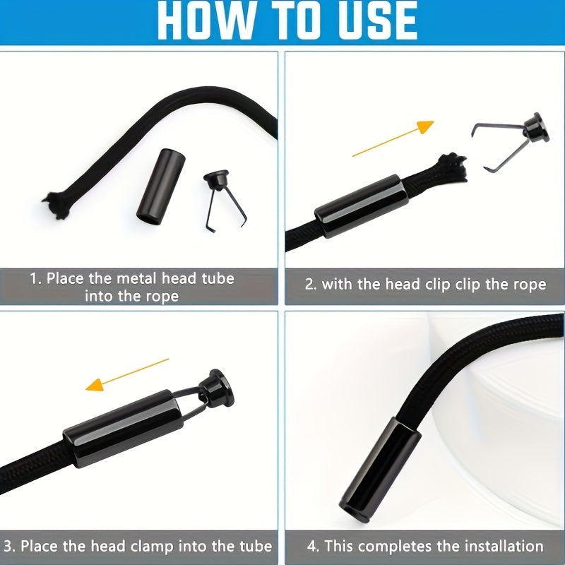 40 шт. металлические наконечники для шнурков, зажим из сплава, 4 цвета, для DIY ремонта