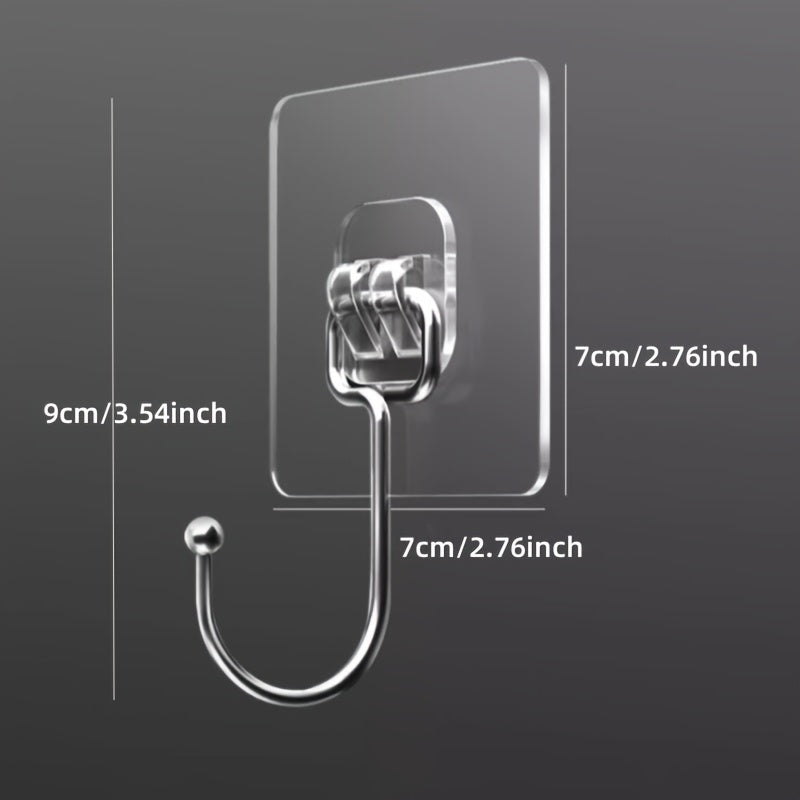 Og'ir yuklarni osish uchun 10 ta kuchli yopishtiruvchi qalam, hammom, oshxona va uyda foydalanish uchun ideal, teshiksiz, iz qoldirmaydigan, suv o'tkazmaydigan va zanglamaydigan.