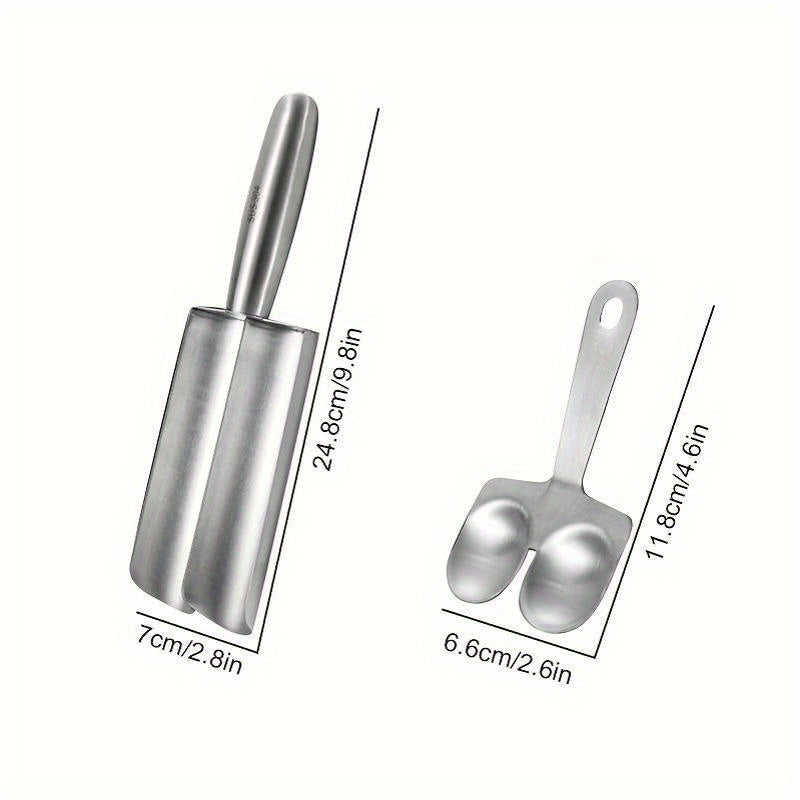 Stainless Steel Meatball Maker Set Nonstick Kitchen Tool for Home Chefs