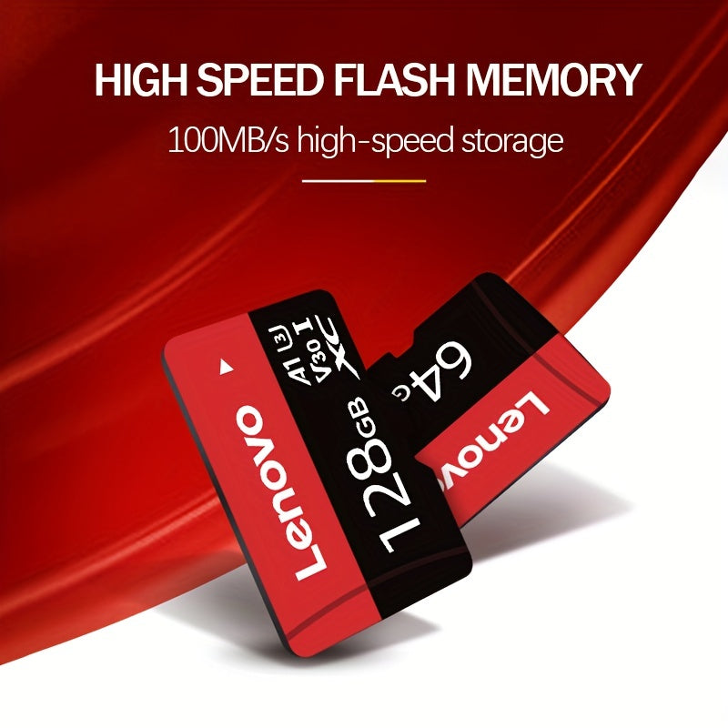 High-Speed SD Card 32GB 64GB 128GB 256GB UHS Class 10 V30 A1 Micro SD Adapter