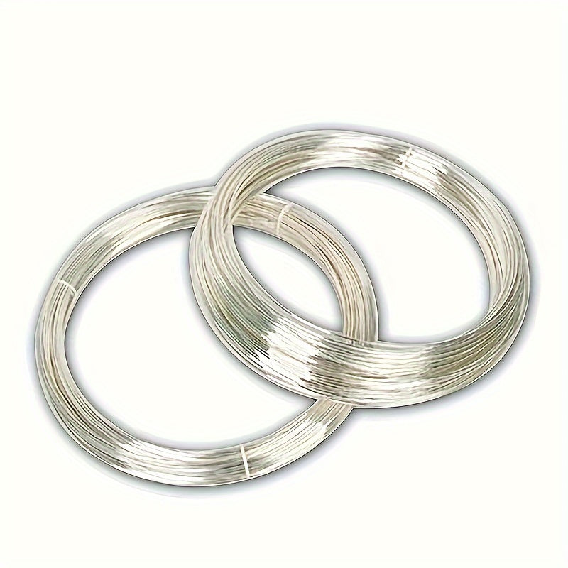 925 Silver Jewelry Wire 1m 0.3mm for DIY Bracelets and Necklaces