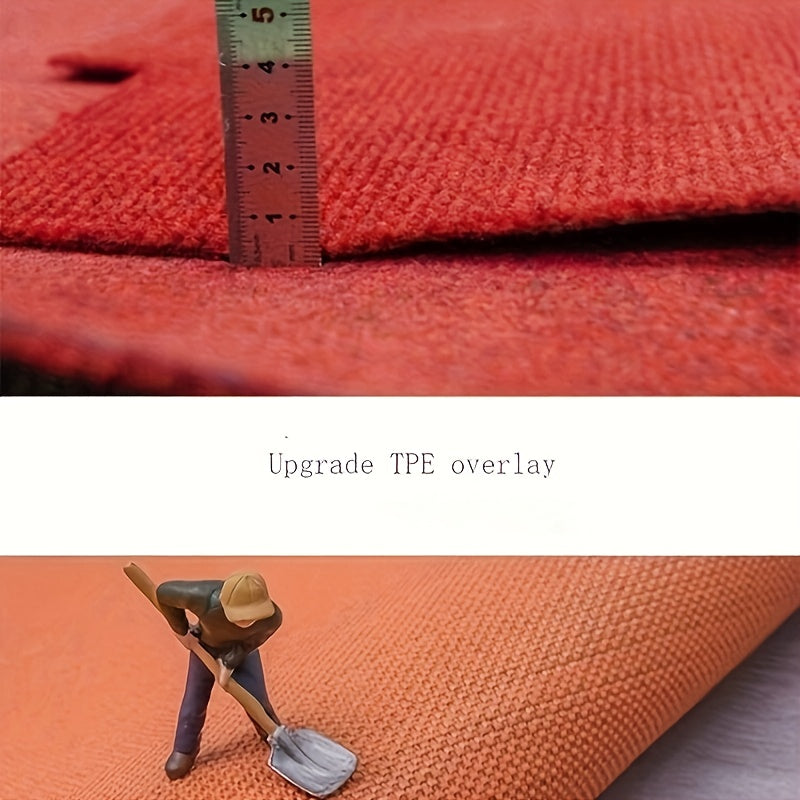 Shaxsiylashtirilgan chiziqli eshik matosi - sirpanishga qarshi orqa qismi - kirish joyi, yashash xonasi, oshxona yoki yotoqxona uchun suvga chidamli va tozalash oson - o'lchami sozlanishi mumkin va mustahkam polyester material, mashinada yuvilishi mumkin