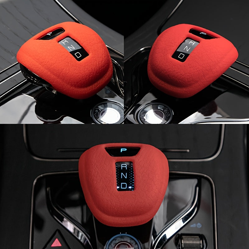 Silicone Gear Shift Knob Cover Anti-Slip Protective Sleeve for EVs