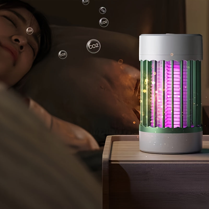 USB-Powered Mosquito Killer Lamp Ultrasonic Bug Zapper Indoor Non-Toxic