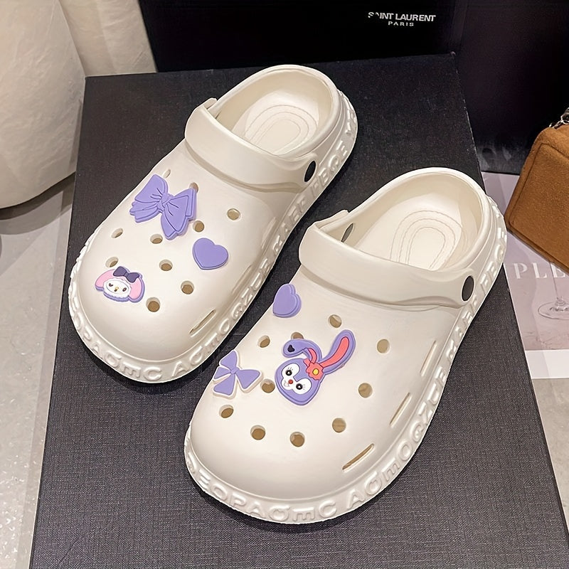 Women's Breathable EVA Clogs for Beach and Garden Lightweight Flat Shoes