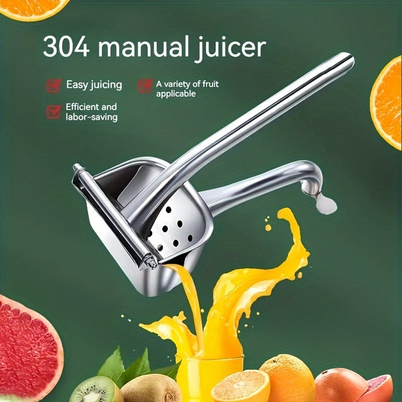 304 Stainless Steel Manual Juice Squeezer for Pomegranate and Orange Juicing