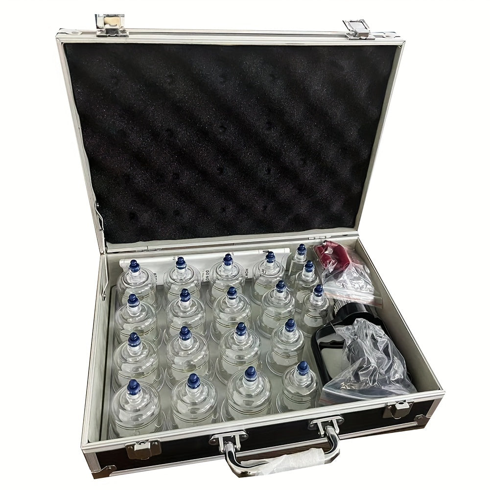Plastic Cupping Therapy Set for Whole Body Vacuum Cups for Massage and Pain Relief