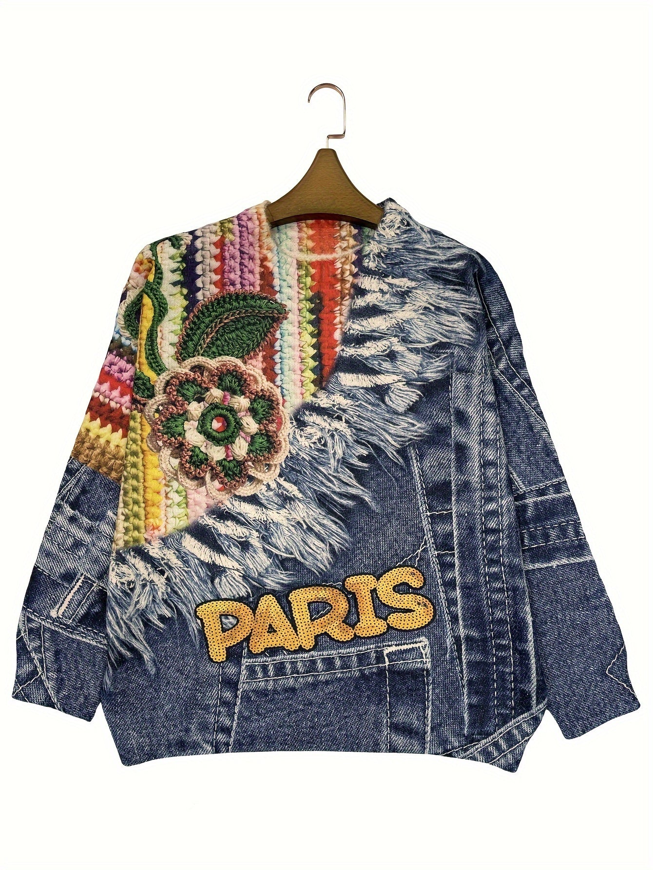 Women’s Oversized Crew Neck Sweater Thick Knit Polyester Spandex Winter Pullover