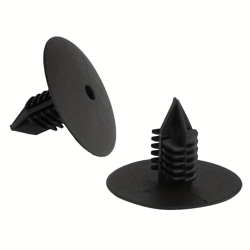 10pcs Black Plastic Auto Fastener Clips for Interior Door Trim Wheel Arch