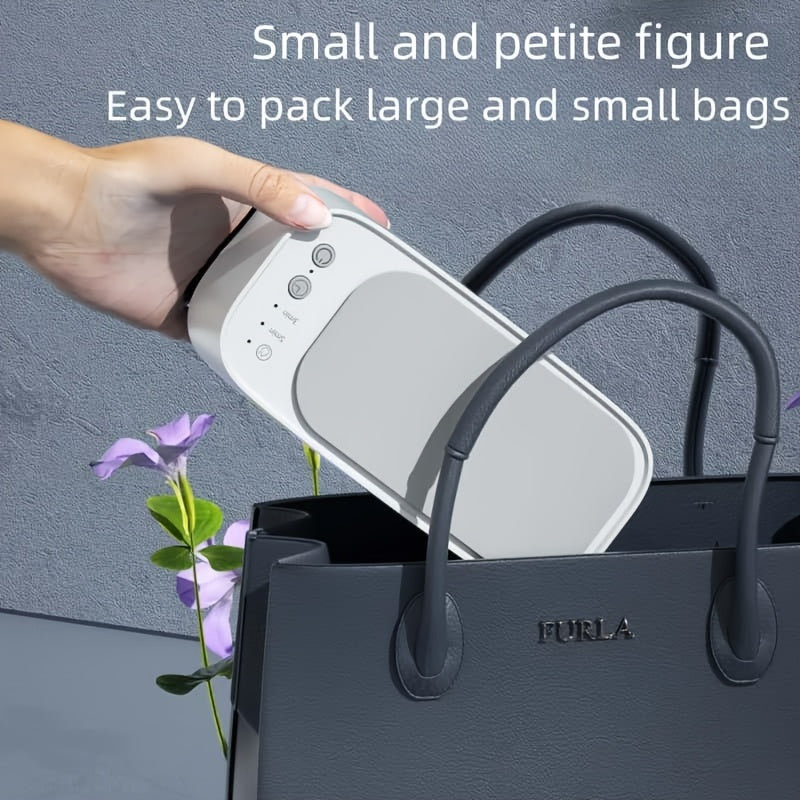 Limpiador de cristales portátil de 45 kHz para joyería y lentes de contacto con batería recargable