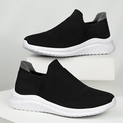Men's Slip-On Sneakers Lightweight Breathable Soft Sole All-Season Jogging Workout