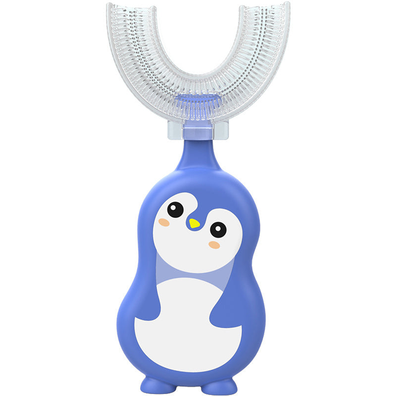 Adult U Shaped Oral Teeth Cleaning Toothbrush Soft Silicone Brush Head