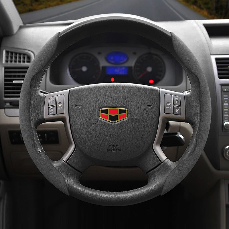 Universal Fleece Anti-Slip Ultra-Thin Steering Wheel Cover for All Seasons