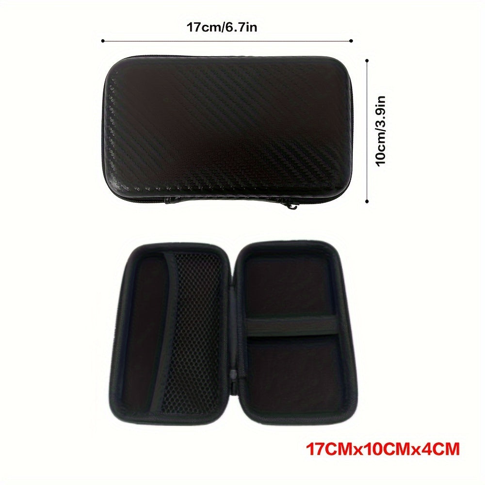 Hard Shell EVA Storage Bag for Headphones Cables and Travel Essentials