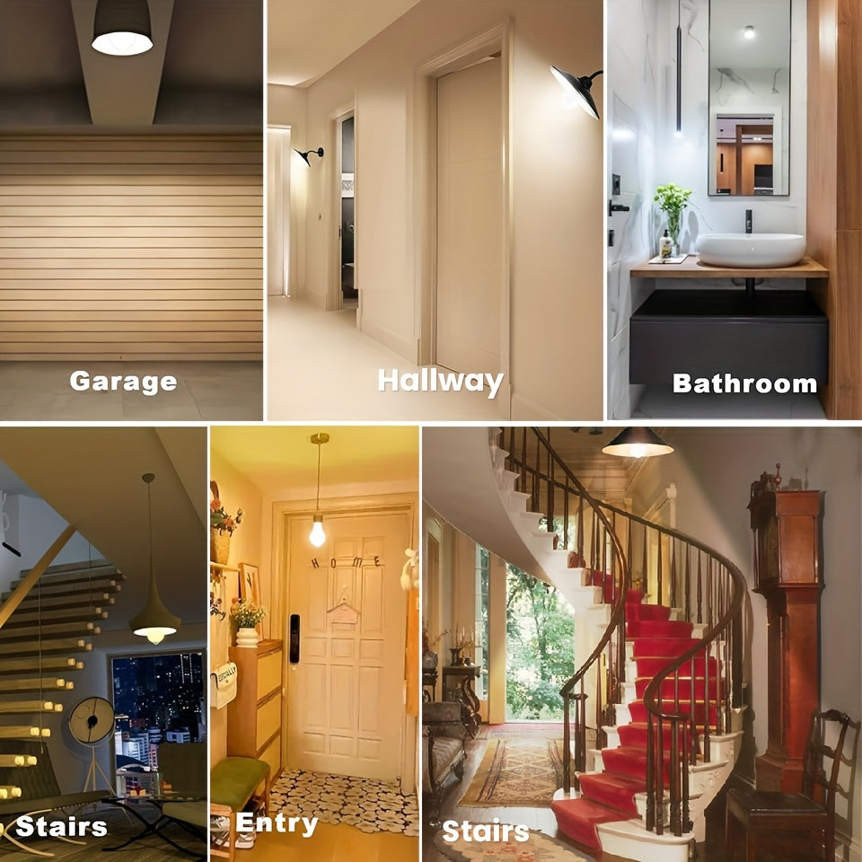 4 ta B22 PIR harakat sensori LED chiroq 6W 9W 12W Sovuq oq Iliq oq Energiya tejash