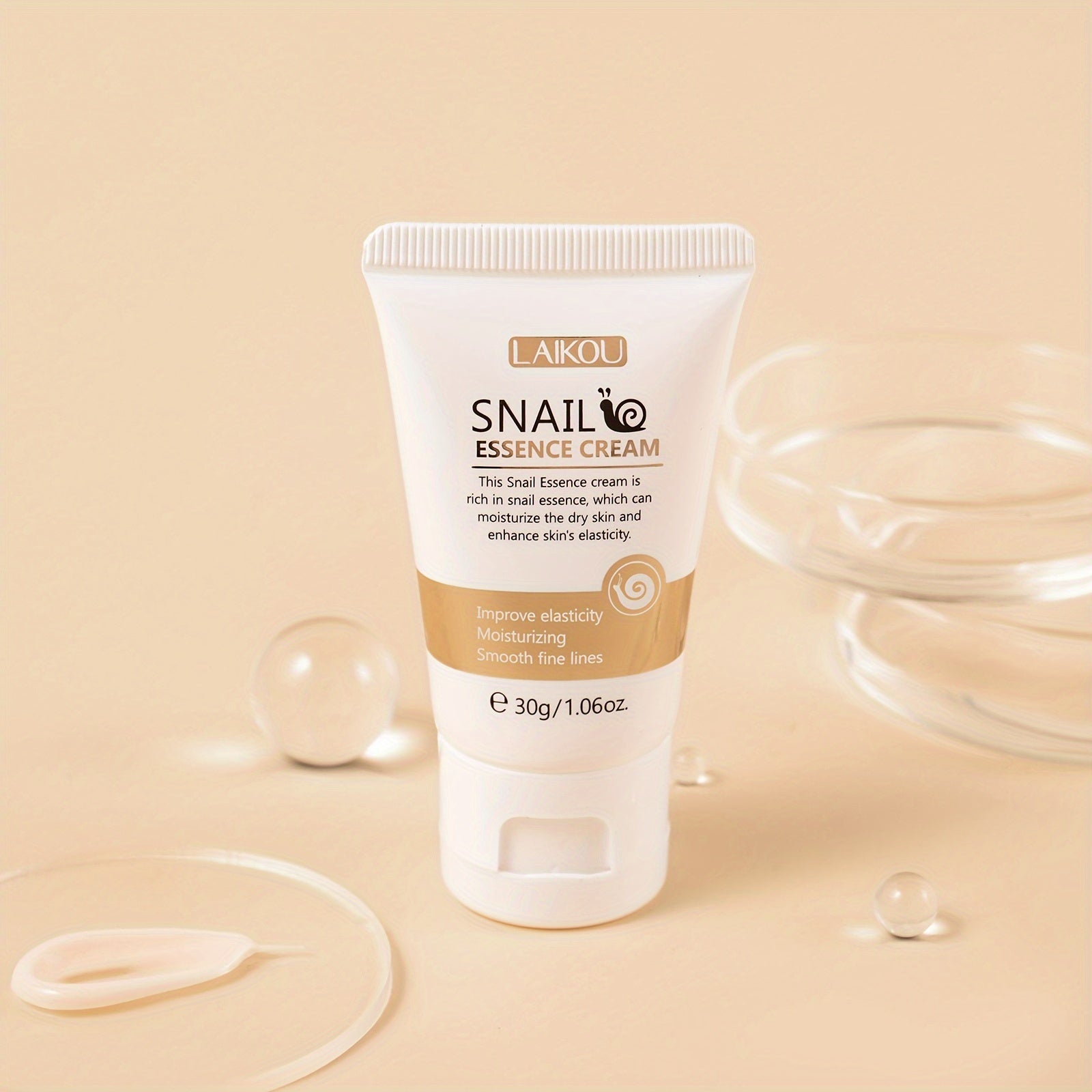 Snail Essence Cream Set 30g x 2 Hyaluronic Acid Moisturizer for All Skin Types