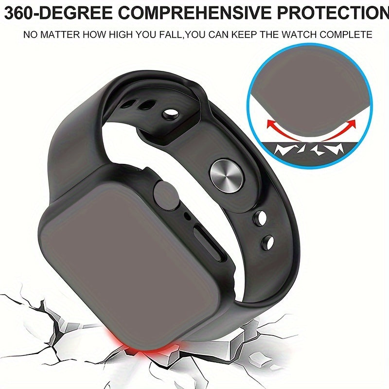 Privacy Screen Protector for iWatch Ultra Series 10-2 with 26° Touch Sensitivity Scratch-Resistant PC Bumper