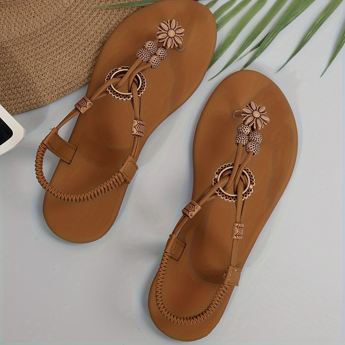 Women's Leather Sandals Summer Comfortable Durable Stylish