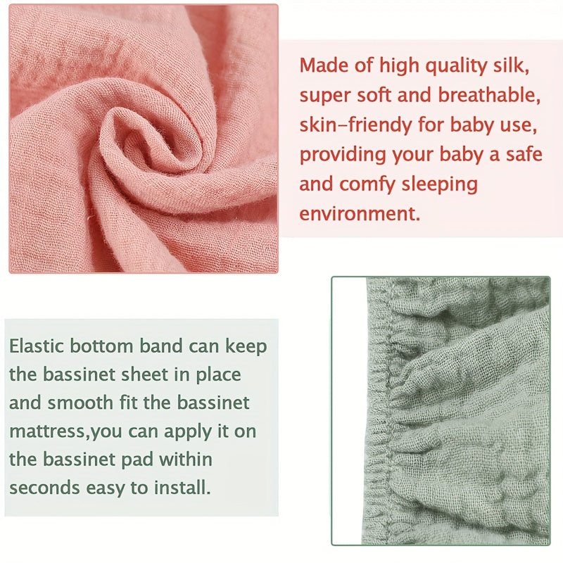 - Подарок на Хэллоуин и Рождество: Мягкие хлопковые простыни для овального матраса детской кроватки и муслиновая простыня для колыбели | 81,28 см X 40,64 см