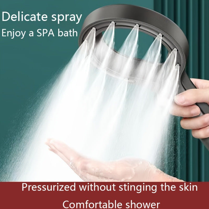 Душевая насадка для воды с экономией воды, с высоким давлением, туманным распылением, дизайном в виде звездного кольца