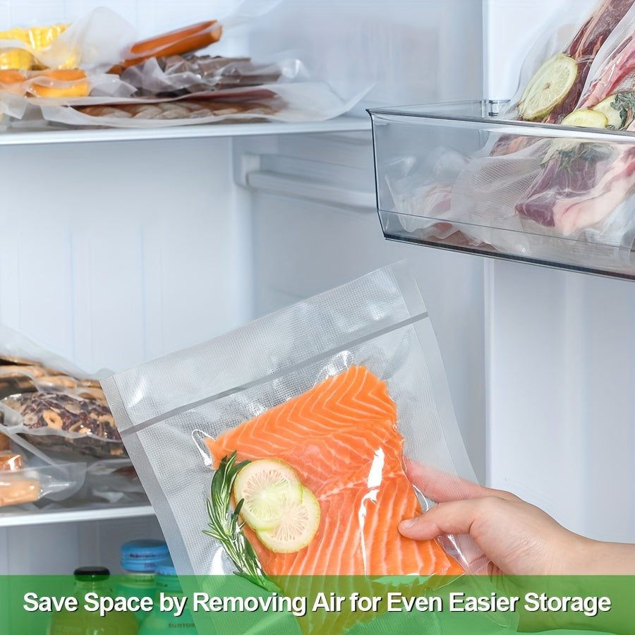 Vacuum Sealer Bags 4 Pack 5m Textured for Freshness and Storage Suitable for Sous Vide and Meal Prep