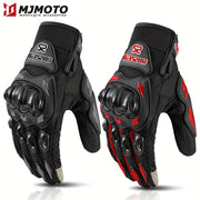 Summer Touchscreen Motorcycle Gloves Full Finger Men Women Polyester Fiber Adjustable Closure