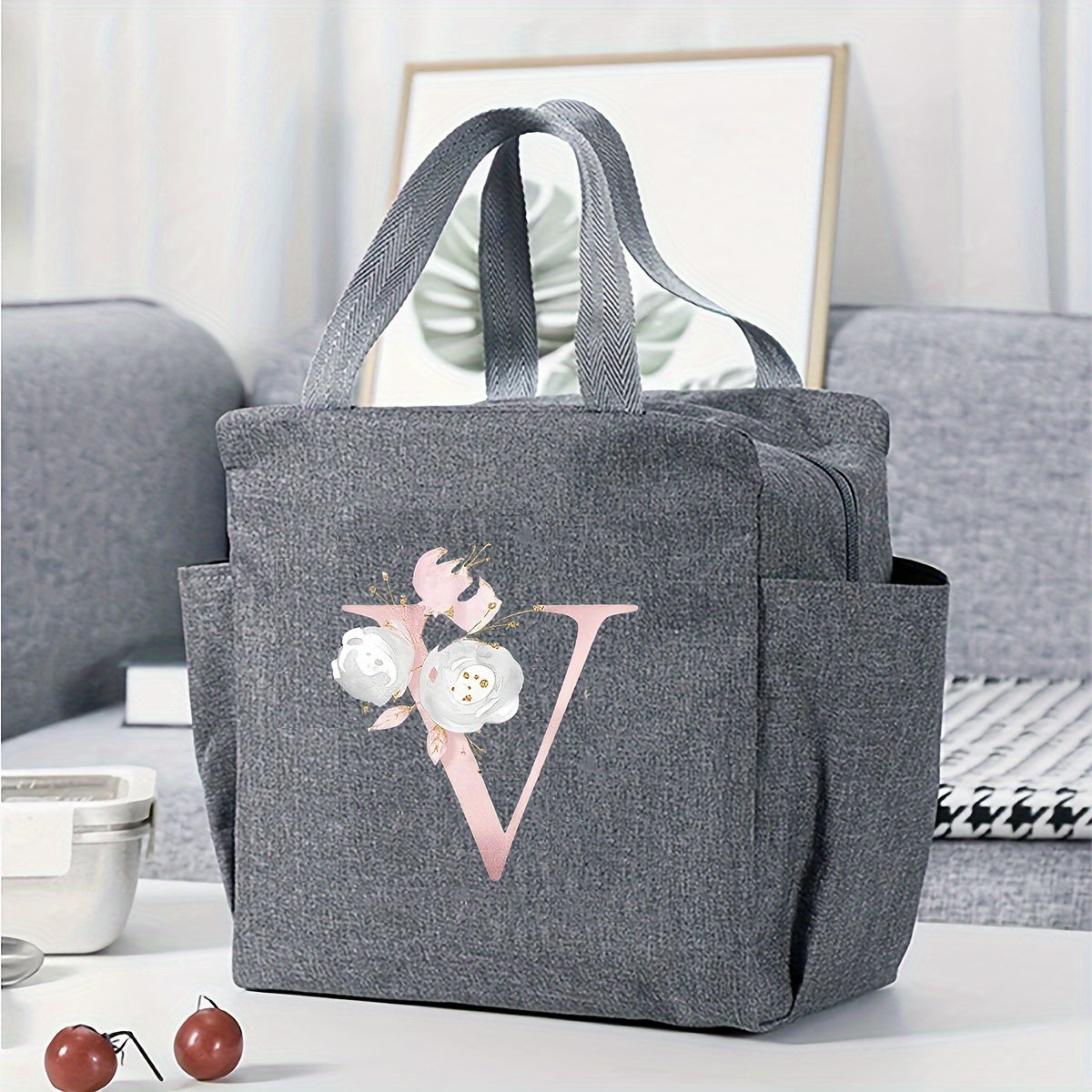 Очаровательная мультяшная сумка для обеда - прочная, утепленная полиэстеровая коробка для обеда, идеально подходящая для школы, работы, кемпинга и пикников, идеальна для возвращения в школу и весенних развлечений.