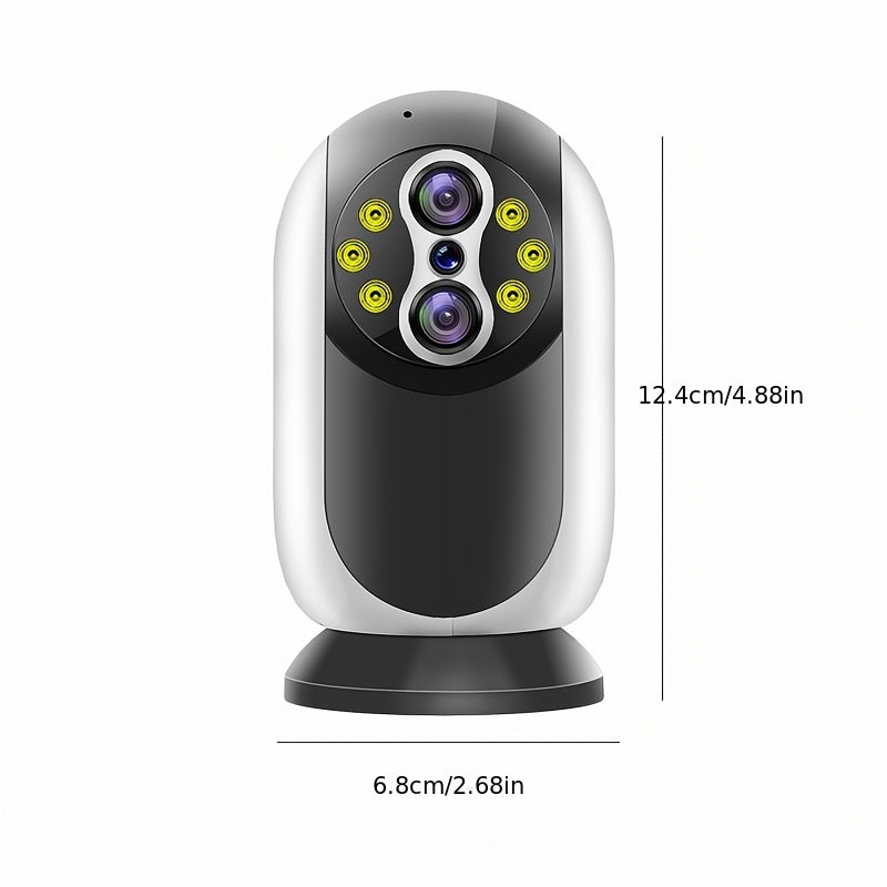 Wireless Baby Monitor with 3MP Dual Lens Camera Pan Tilt 15x Optical Zoom Motion Detection Intercom