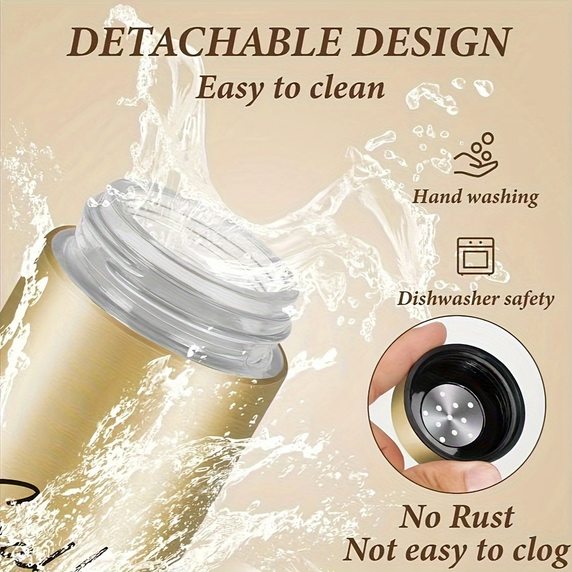 Glass Bottom Salt and Pepper Shakers Set with Stainless Steel Lids 2-Pack