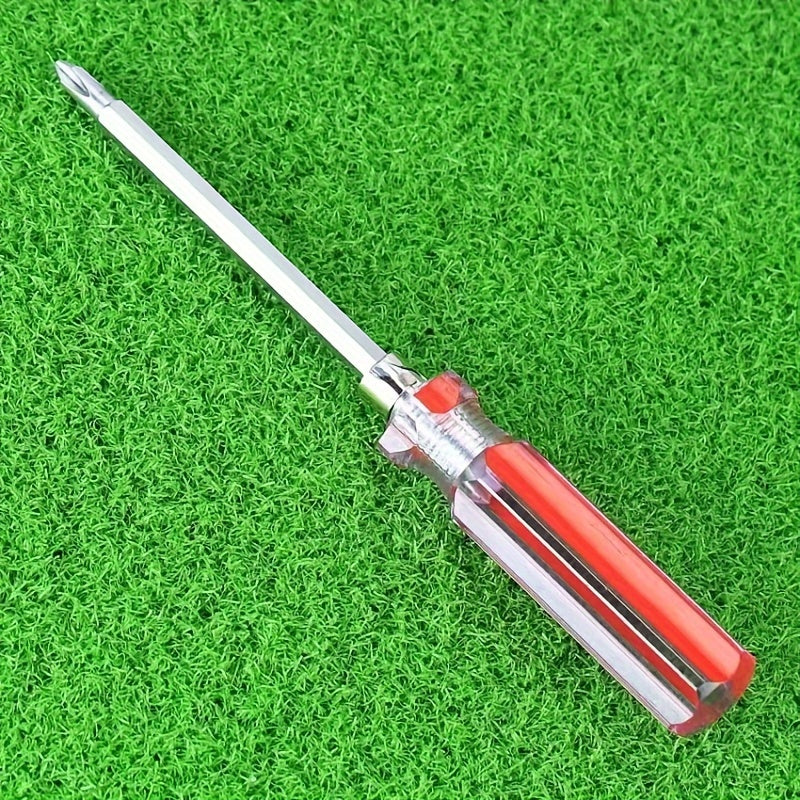 Magnetic Dual-Purpose Crystal Screwdriver for Home and Construction