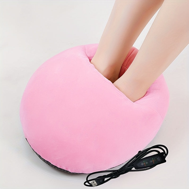 USB Foot Warmer Heater for Shoes Office Electric Shoe Warmer with Timer
