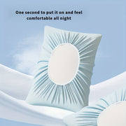Set of 2 Disposable Non-Woven Pillow Covers for Travel Hotels and Overnight Stays