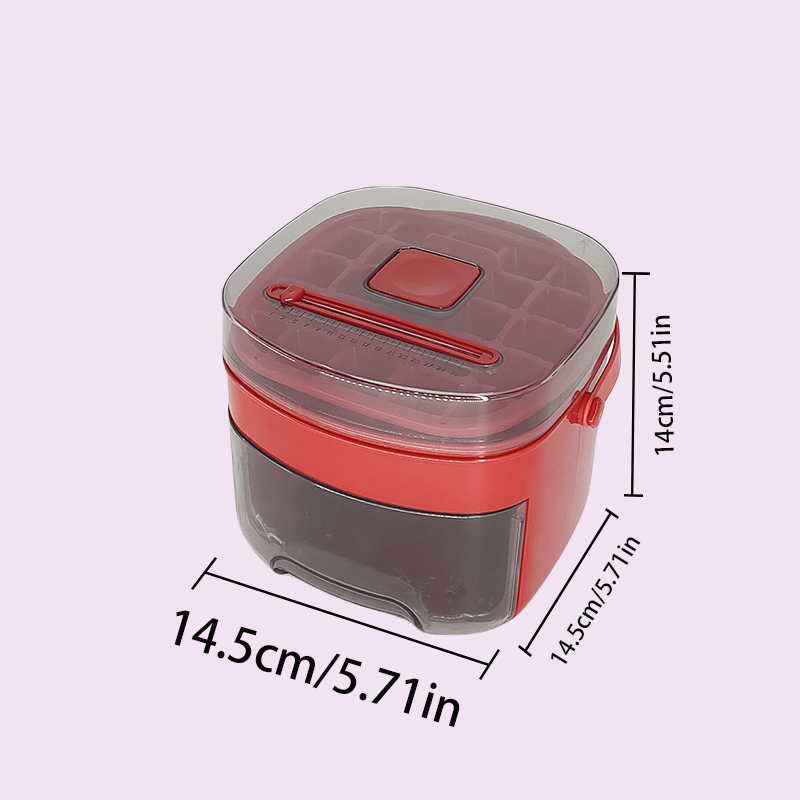 Large Capacity Ice Cube Maker with Storage Tray and Scoop for Kitchen