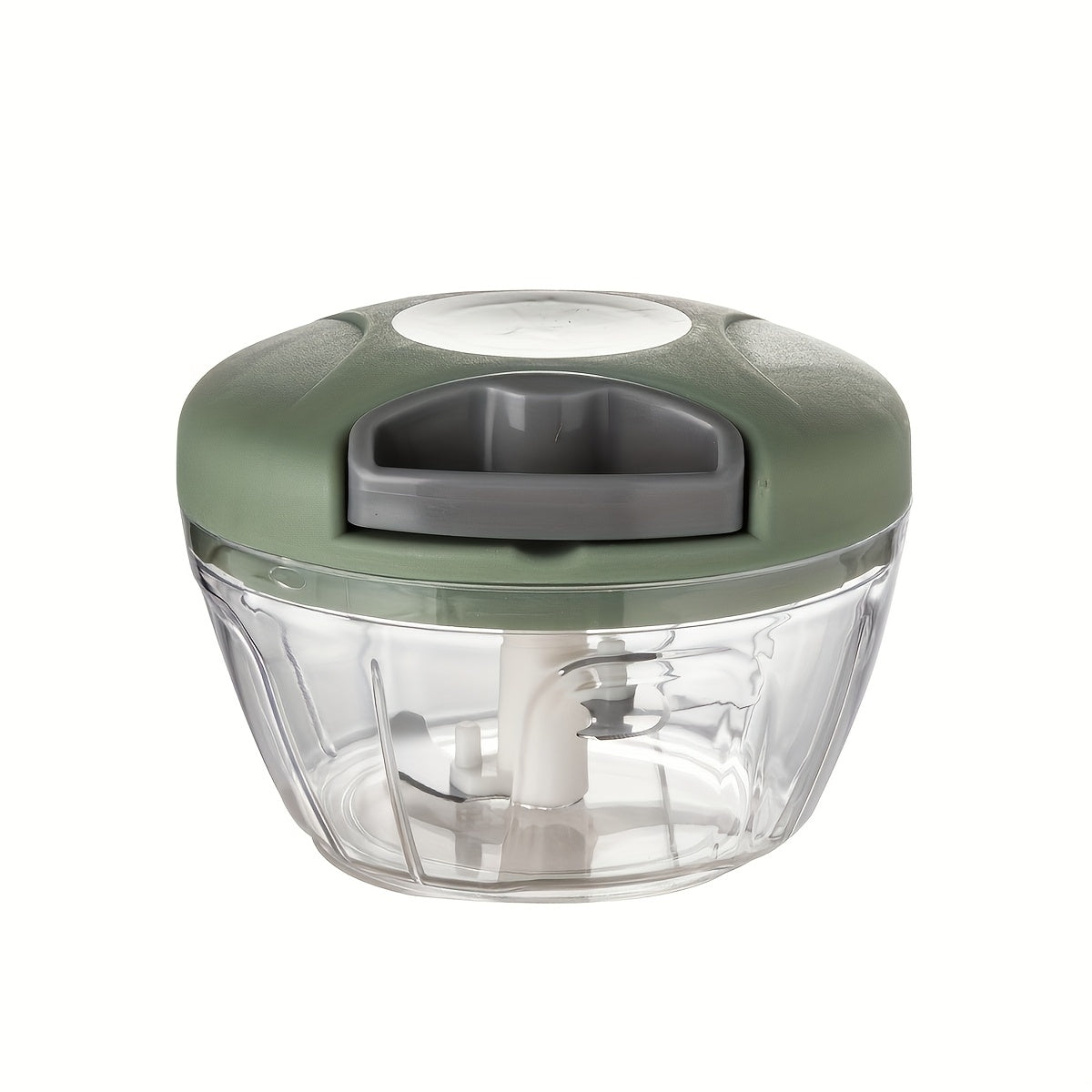 Picadora de alimentos manual multifuncional con cortador de verduras, machacador de ajo, machacador de carne