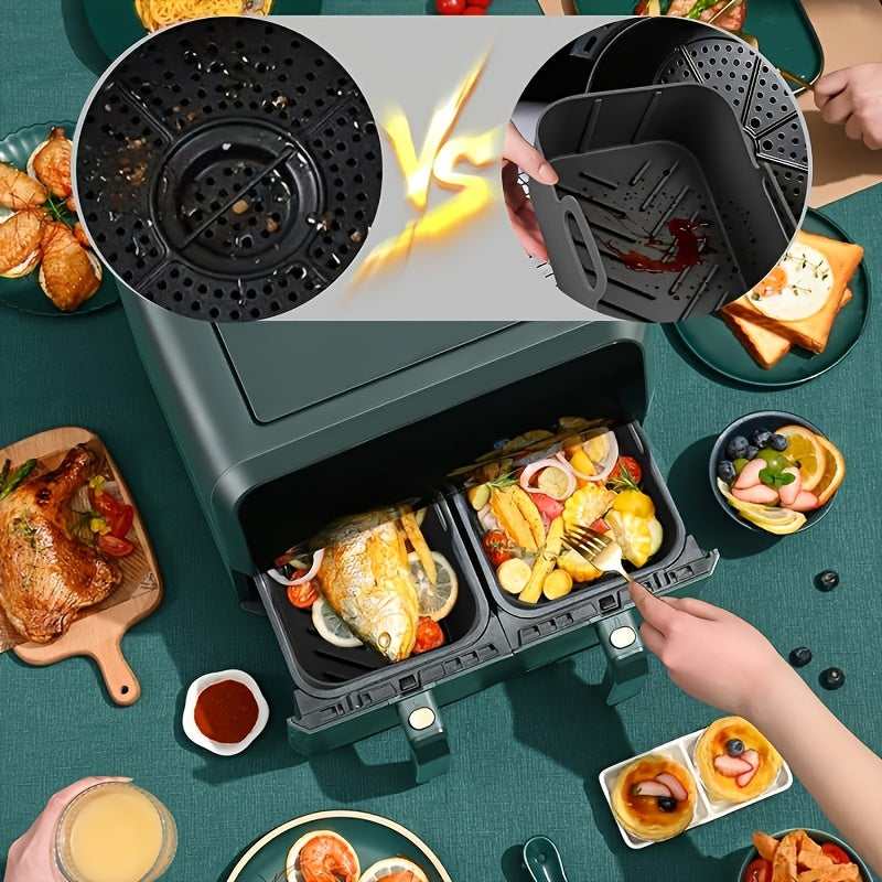 9-Piece Stainless Steel Air Fryer Accessory Set for 7.6L-9.6L Models