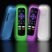 Funda de silicona para control remoto para Roku TV Stick 4K/4K+ en colores vibrantes. Compatible con TCL y Hisense