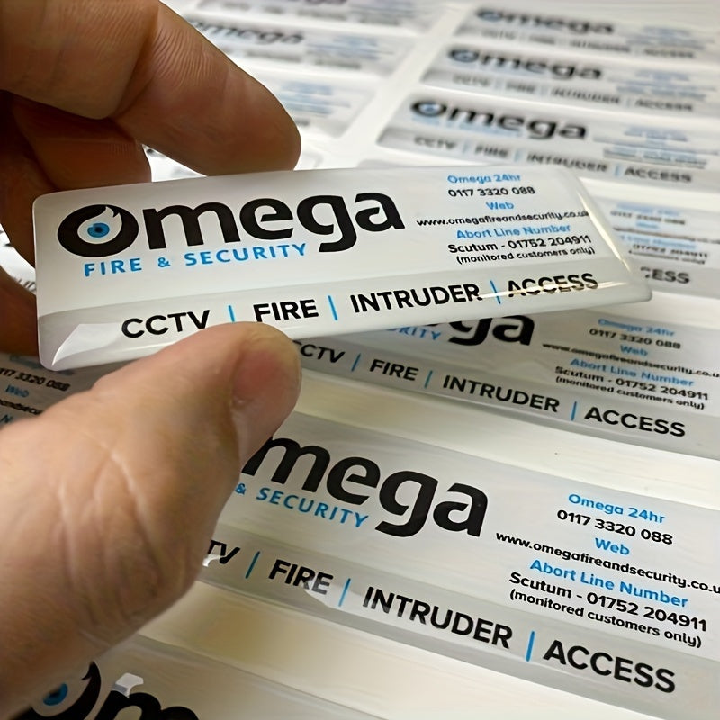 Maxsus dumaloq epoksi stikerlar, qayta ishlatiladigan, yuqori porloq, plaid, 100 dona