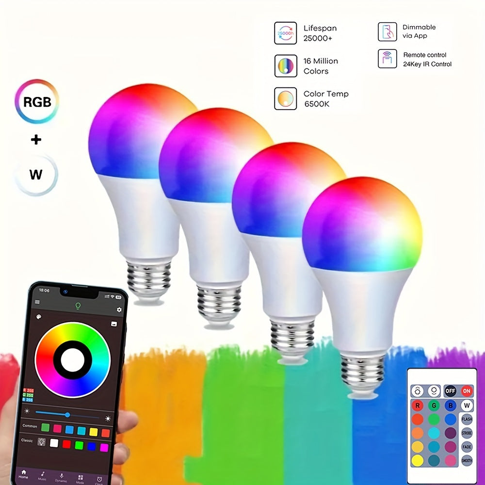 LCUTML aqlli LED lampalar RGBW rang o'zgartirish, dimmable variantlar, musiqa sinxronizatsiyasi va oson uy o'rnatish uchun ilova boshqaruvi taklif etadi. Ular energiya tejovchi va masofadan boshqarish pultiga ega, mos keladi