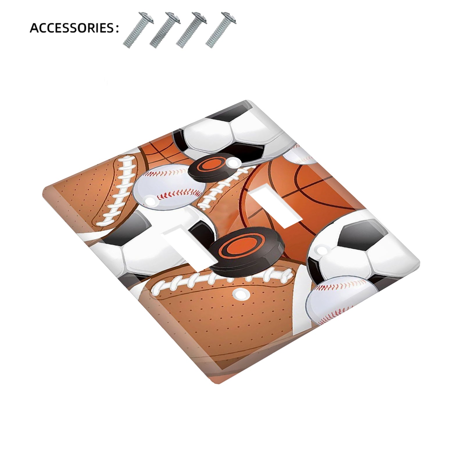 Light Switch Cover for Home Decor and Kitchen, Easy to Install, No Battery Needed