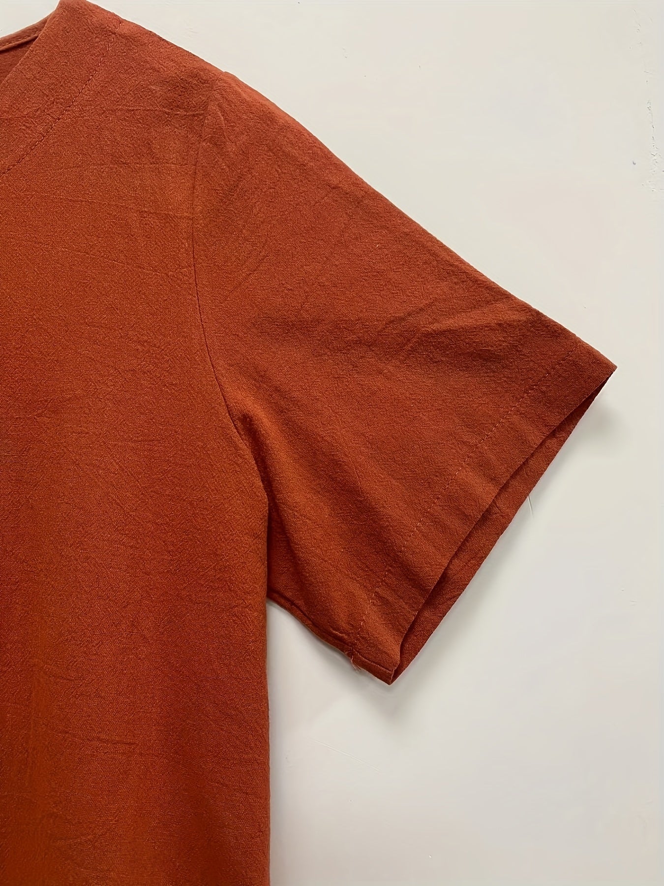 Plus o'lcham ayollar paxta qisqa qolli kofta yozgi erkin fit to'liq rangli kundalik ko'ylak