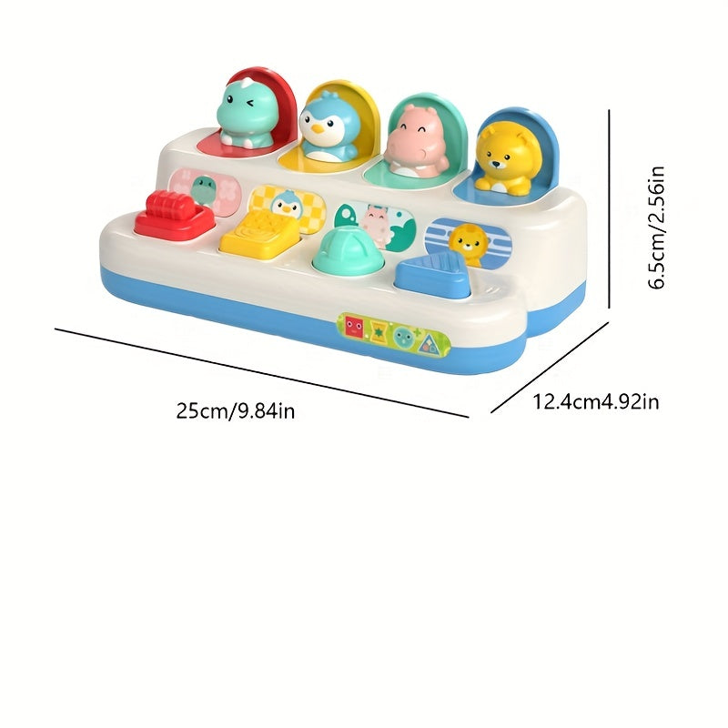 Interactive Baby Sensory Toy with Animal Characters for Learning and Development