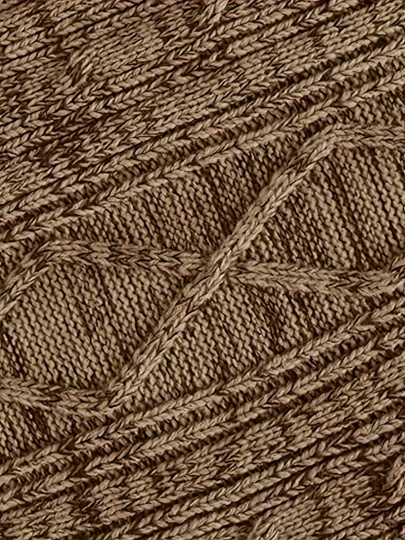 Men's Plus Size Zip-Up Cardigan with Thick Knit Stand Collar Fall Winter Acrylic