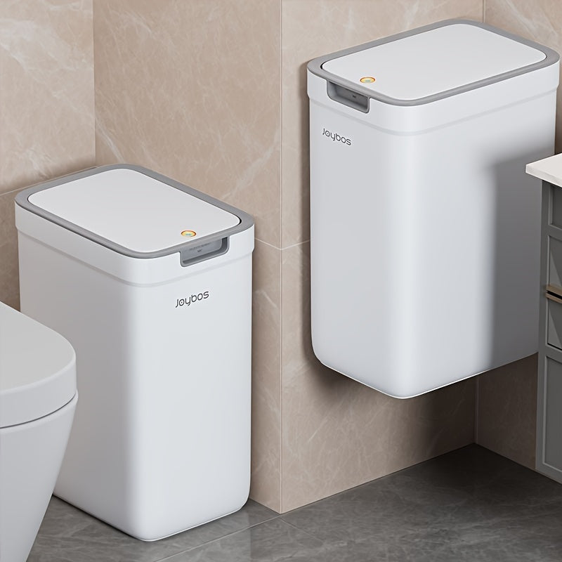 Cubo de basura de pared plástico con cierre silencioso acabado pulido cocina baño almacenamiento para dormitorio