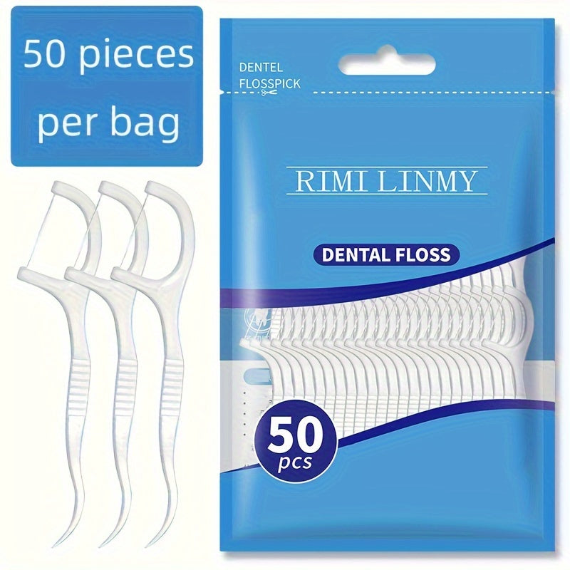 100/50/30 Dental Flosser Picks for Oral Care Portable Disposable Travel