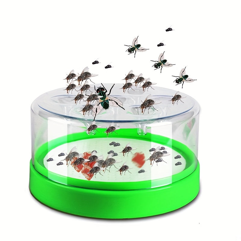 Reusable Non-Toxic Fly Trap with 7-Hole Design for Indoor Outdoor Pest Control