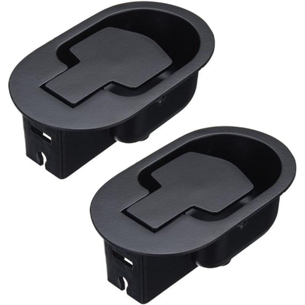 2 ta Universal Recliner Chair Release Handles to'plami - Asosiy brendlar uchun plastik tortish tutqichlari, aksariyat reclinerlarga mos keladi, elektr kerak emas, Rang: Qora