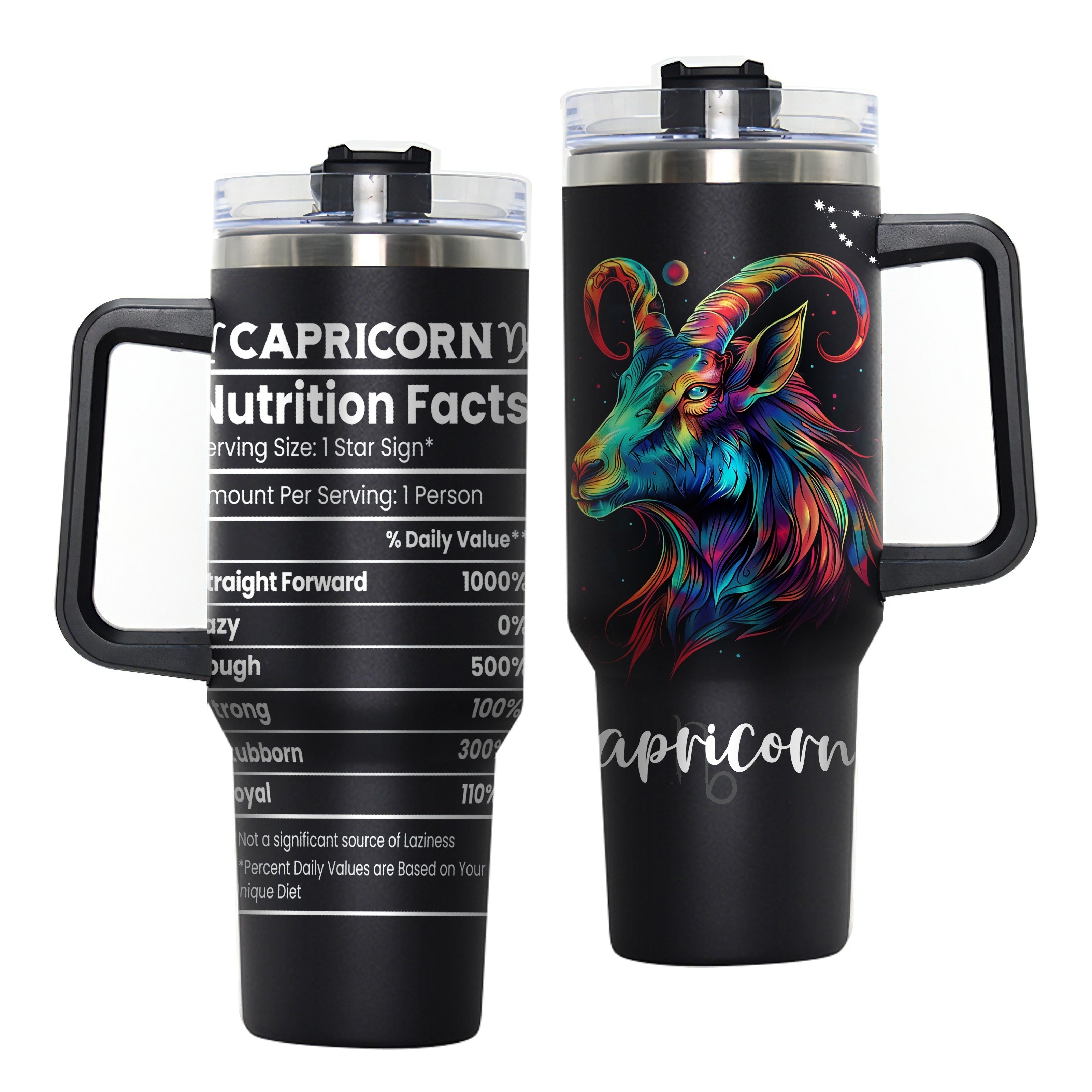 Stainless Steel Travel Mug Constellation Tumbler Vacuum Insulated Cup for Gifts